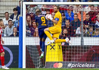 Salzburgo-Atlético en imágenes