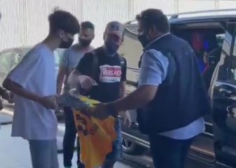 Messi ya está en Barcelona