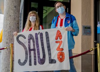 Hasta en Salzburgo hay muestras de apoyo a Saúl