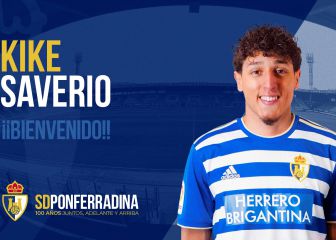 El extremo Kike Saverio, nueva incorporación de la Ponferradina