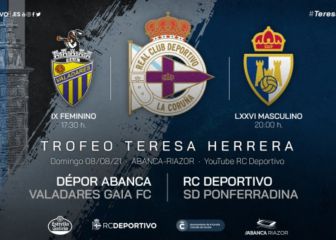 El Deportivo confirma a la Ponfe en el Teresa Herrera: 8 de agosto