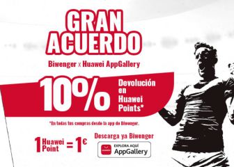 ¡10% de devolución en HUAWEI Points con tus compras en Biwenger!