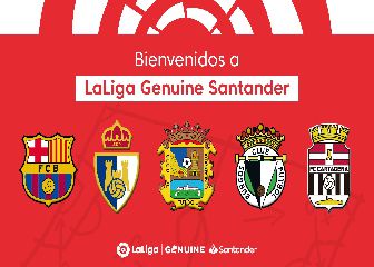 Cinco clubes entran en LaLiga Genuine Santander