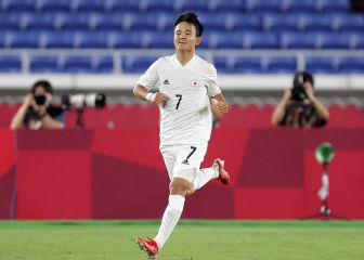 Kubo es otro con Japón