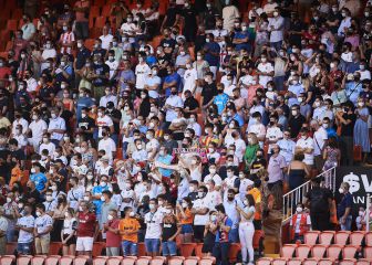 Mestalla sólo podrá acoger 15.000 personas contra el Getafe