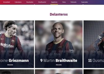 El Barça elimina a Messi de su web oficial