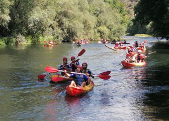 La plantilla de la Ponferradina se tira al agua