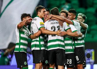 El campeón Sporting empieza con victoria y doblete de 'Pote'