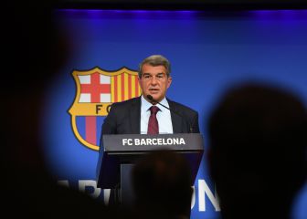 Laporta responde en directo al tuit de Tebas: 