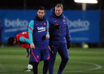 Koeman desea “todo lo mejor” a Messi y su familia
