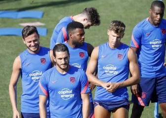Koke y Llorente, para la última prueba con red del Atlético