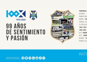El Tenerife cumple 99 años