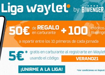 ¡Gracias a Biwenger los 10 mejores de cada jornada tienen premio en la Liga Waylet, la app de Repsol!