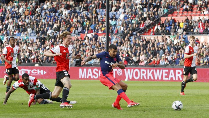 Correa hizo el 1-1 del Atlético en Roterdam ante el Feyenoord. 