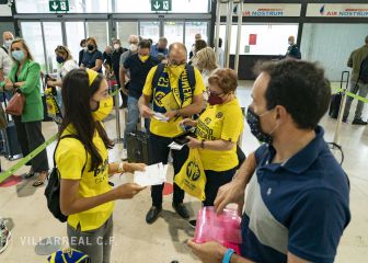 El viaje burbuja de la afición del Villarreal