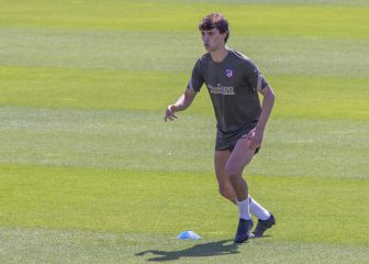 João Félix ya corre y toca balón