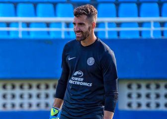 Germán Parreño, el guardián de la portería del Ibiza