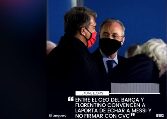 Llopis culpa a Florentino de la marcha de Messi del Barça
