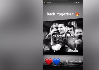 Neymar 'hace oficial' el fichaje de Messi: 