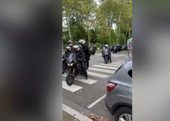 El increíble despliegue policial con Messi en París