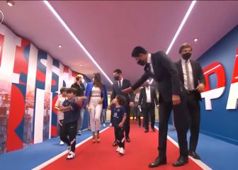 Lo que no se vio de la presentación de Messi
con el PSG