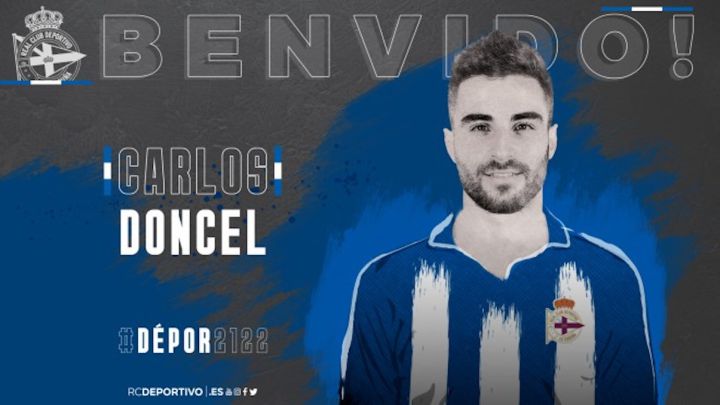 Carlos Doncel ya es nuevo jugador del Deportivo.