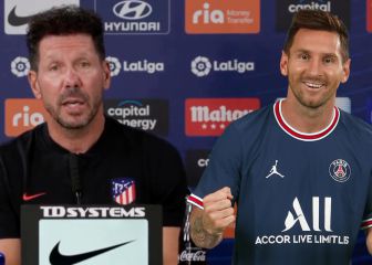 Simeone y los rumores sobre el fichaje de Messi por el Atlético