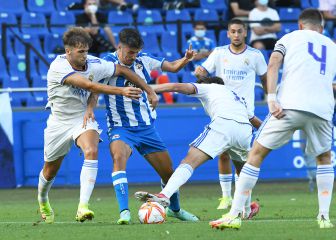 El Castilla resiste en Riazor