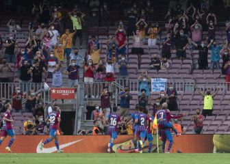 El minuto 10 en el Camp Nou es de Messi