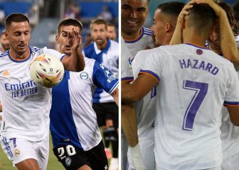 Hazard despierta en el debut: Sus datos ilusionan al Madrid