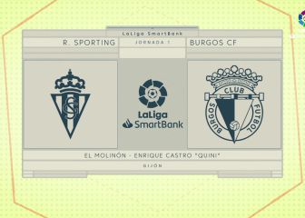 El Sporting empieza con buen pie ante el recién ascendido Burgos