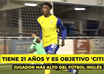 El 'otro' Kane: el gigante de más dos metros de la 5ª inglesa que quiere Guardiola