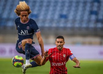 Xavi Simons, sacrificado en el PSG