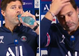 El Pochettino nervioso al ser cuestionado por Mbappé