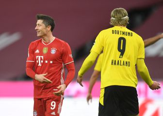 Haaland pone nervioso a Lewandowski
