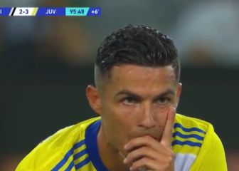 Del éxtasis al drama: la reacción de Cristiano cuando le anulan el gol en los 96'