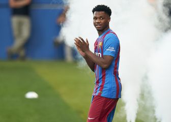 ¡Ansu Fati ya se entrena con el grupo!