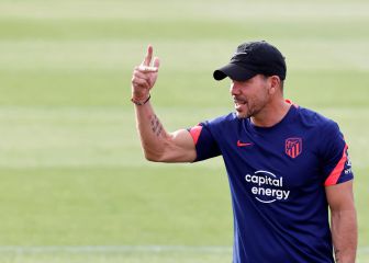 Simeone prueba una delantera Suárez-Correa para el Villarreal