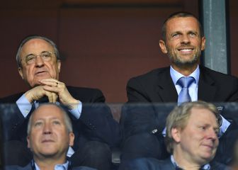 Tenso reencuentro Ceferin-Madrid-Barça