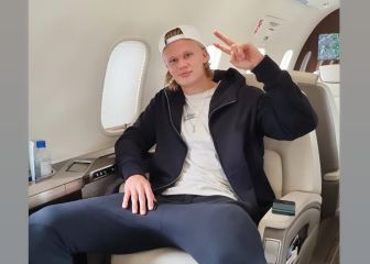Una foto de Haaland dispara los rumores sobre su futuro