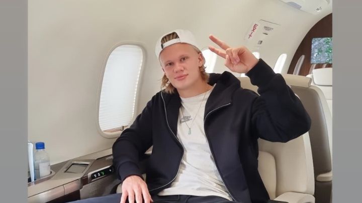 Una foto de Haaland dispara los rumores sobre su futuro