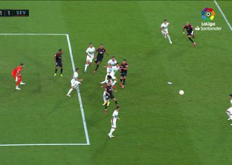 El tremebundo cabezazo a gol de En-Nesyri... ¡desde 12 metros!