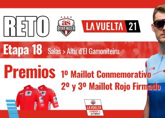 ¡Gana un maillot conmemorativo o un maillot rojo con el Reto La Vuelta etapa 18 en Biwenger!