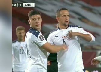 Jovic sale del Madrid y es otro: vean lo que hizo con Serbia