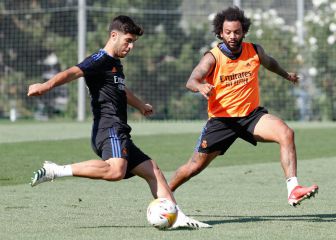 Marcelo se asienta en el grupo, Modric y Kroos aún no asoman