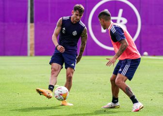 Pacheta, con todos los disponibles para el Burgos