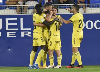 Obeng rompe la imbatibilidad del Alcoraz