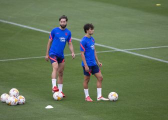 Joao Félix volvió a entrenar con el grupo