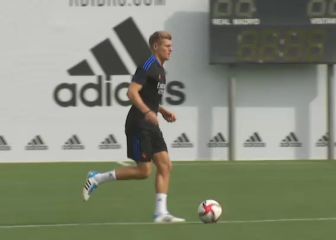 Toni Kroos ya pisa el césped de Valdebebas