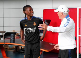 Camavinga ya conoce a Ancelotti